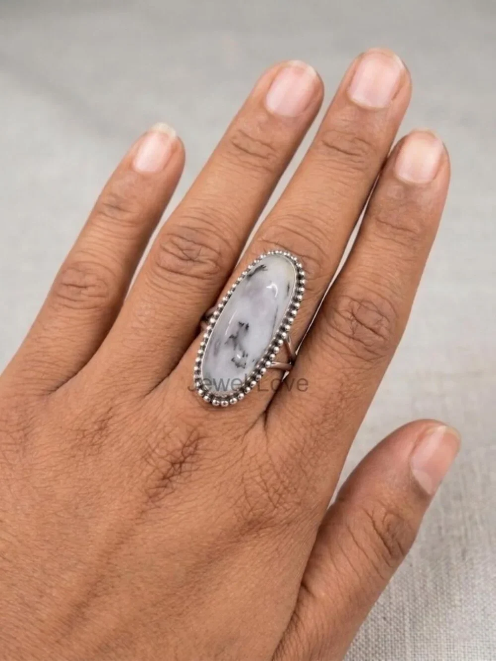 Dainty 925 Sterling Silver Gemstone Ring for Women - Bezel Set Fashion Jewelry